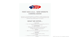 Desktop Screenshot of firstaidusa.com