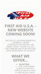 Mobile Screenshot of firstaidusa.com
